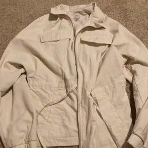 Off white wind breaker jacket